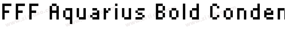FFF Aquarius Bold Condensed字体转换